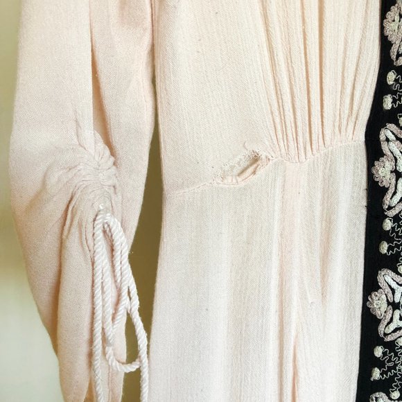 Cream Pink Free People Dress (small hole in front) - Picture 4 of 5